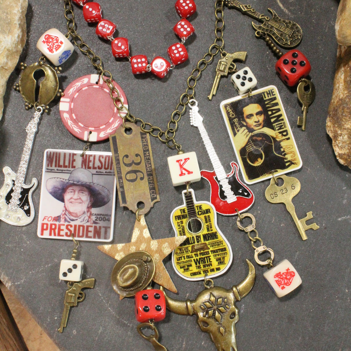 Legends In Country Music Necklace Set