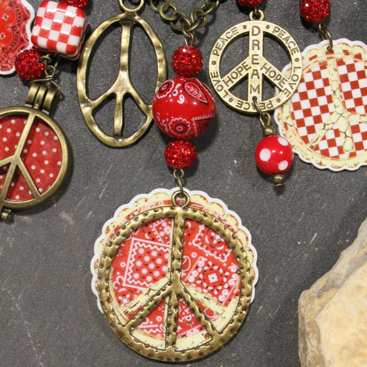 Bandana Baby Red Charm'd Necklace