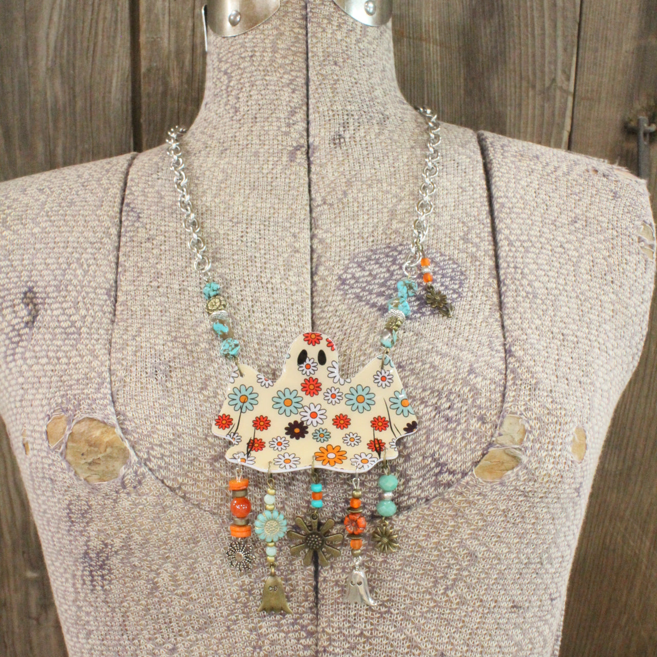 Just Take It From The Ghost Charm'd Necklace