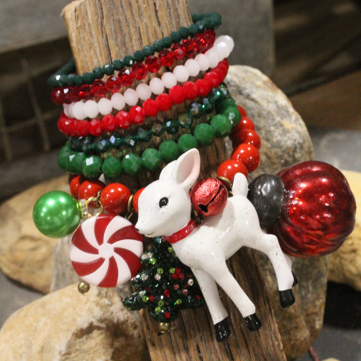 Sleigh Ride Santa Charm'd Bracelet Set