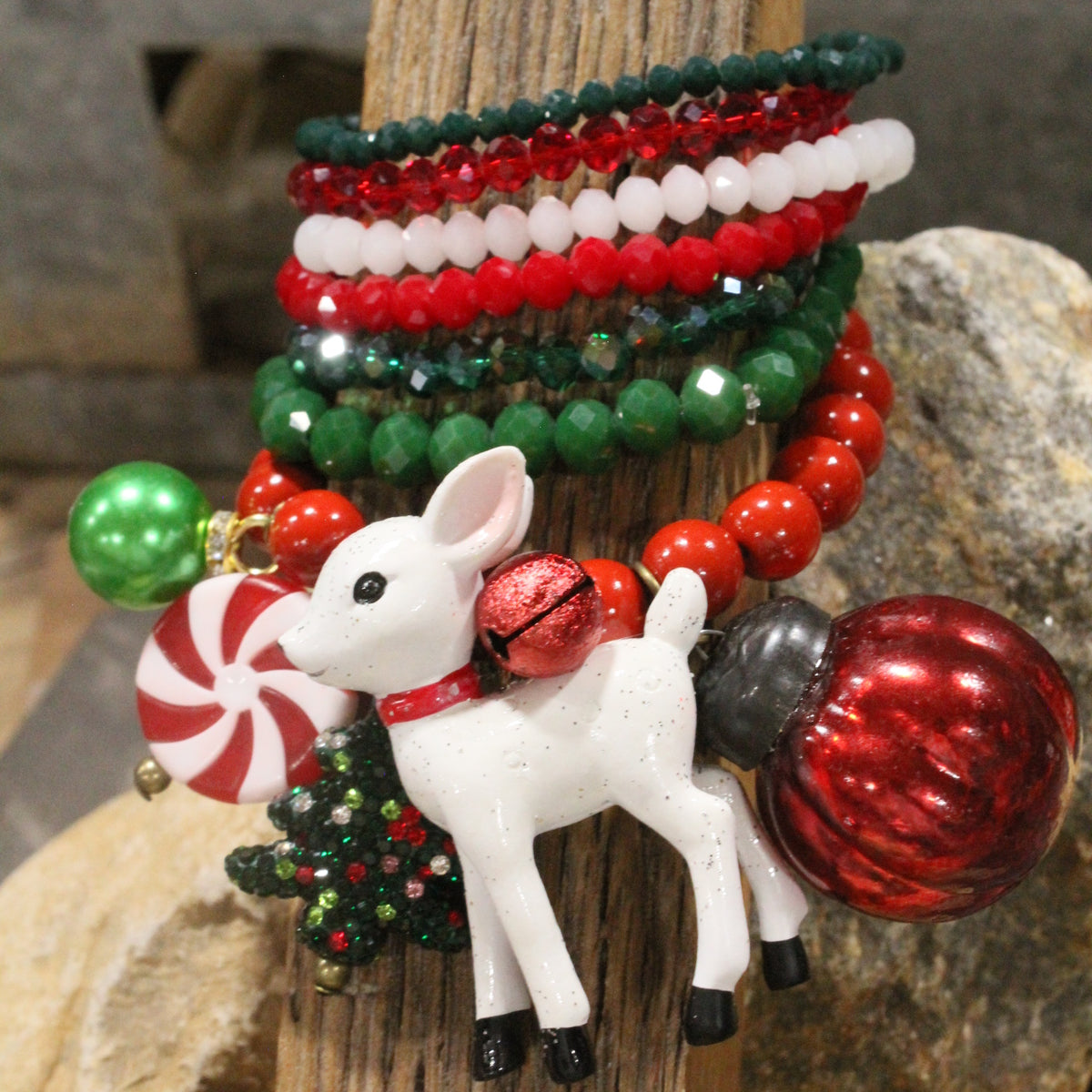 Sleigh Ride Santa Charm'd Bracelet Set
