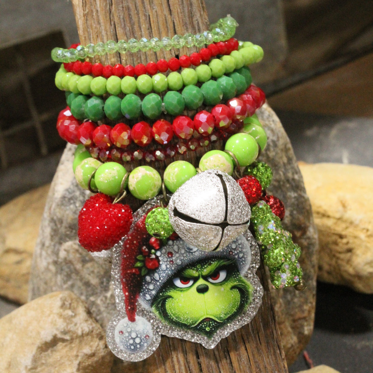 Just Grinchy Charm'd Bracelet Set