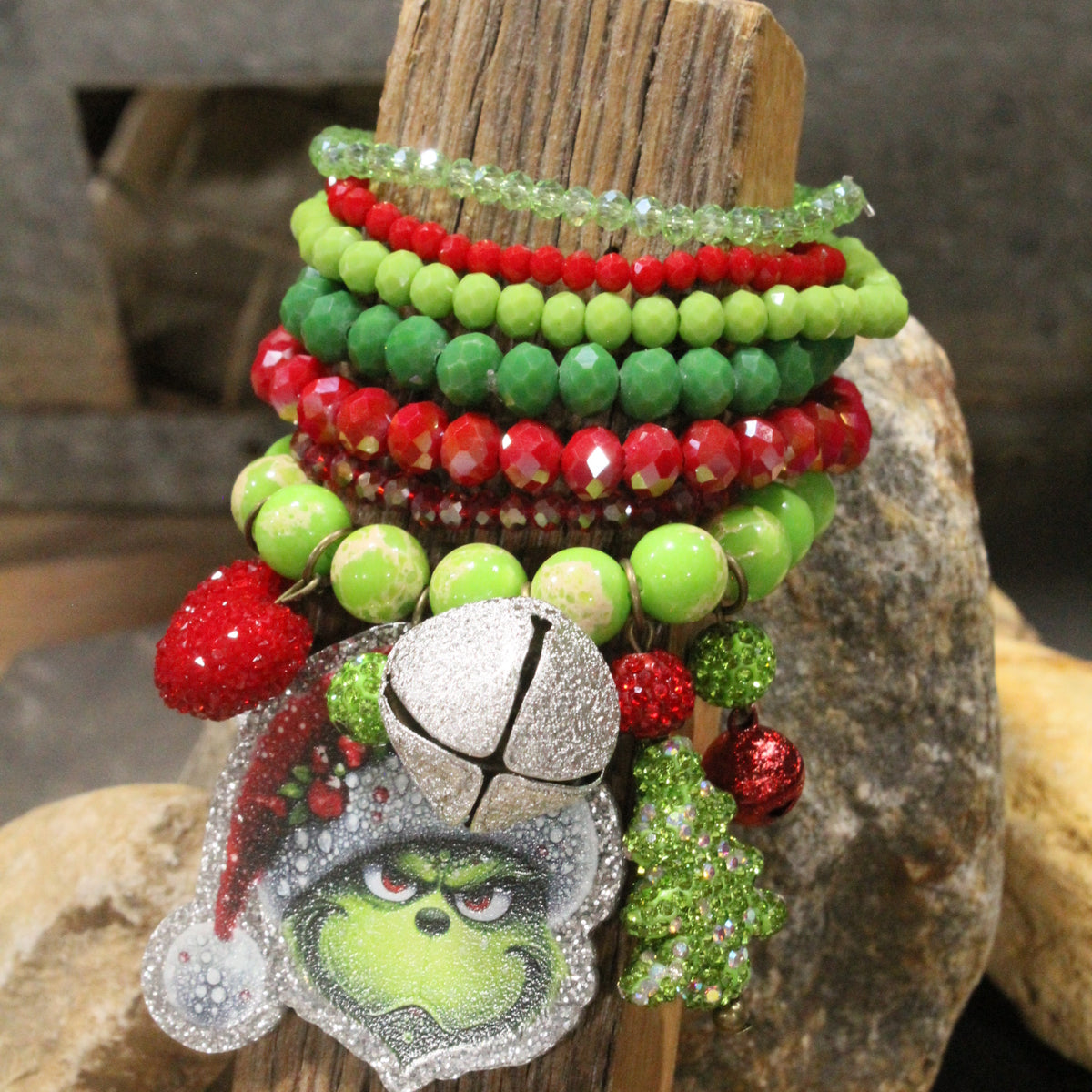 Just Grinchy Charm'd Bracelet Set