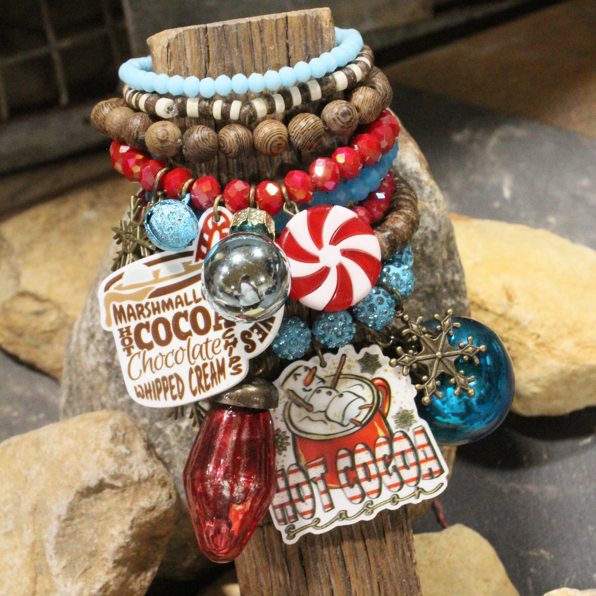 Baby It's Cold Outside Snowman Charm'd Bracelet Set