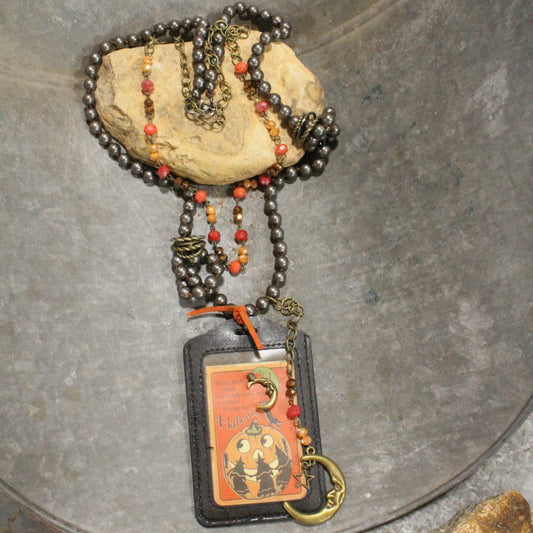 Black Cat & Witches Charm'd Layered Necklace