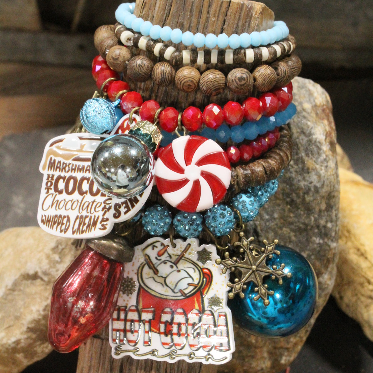 Baby It's Cold Outside Snowman Charm'd Bracelet Set