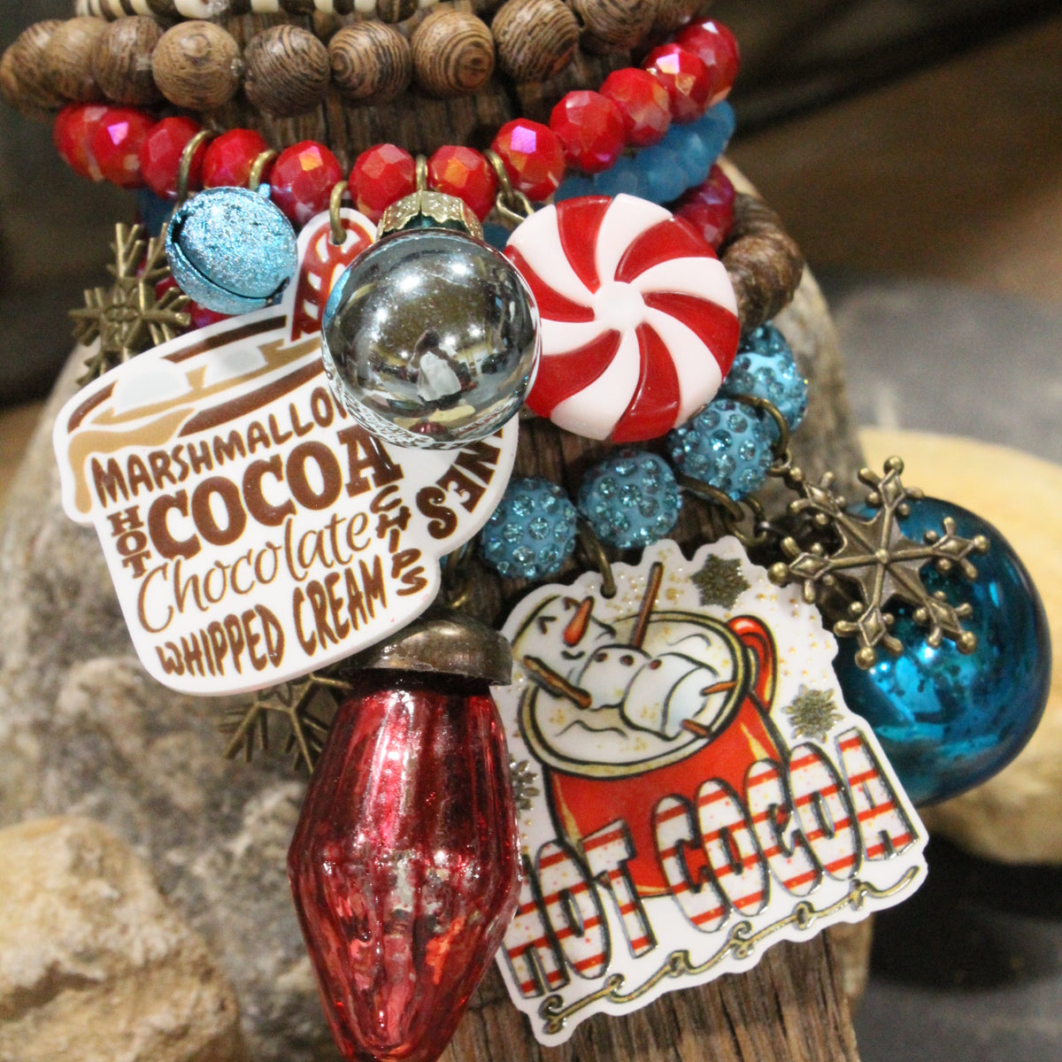 Baby It's Cold Outside Snowman Charm'd Bracelet Set