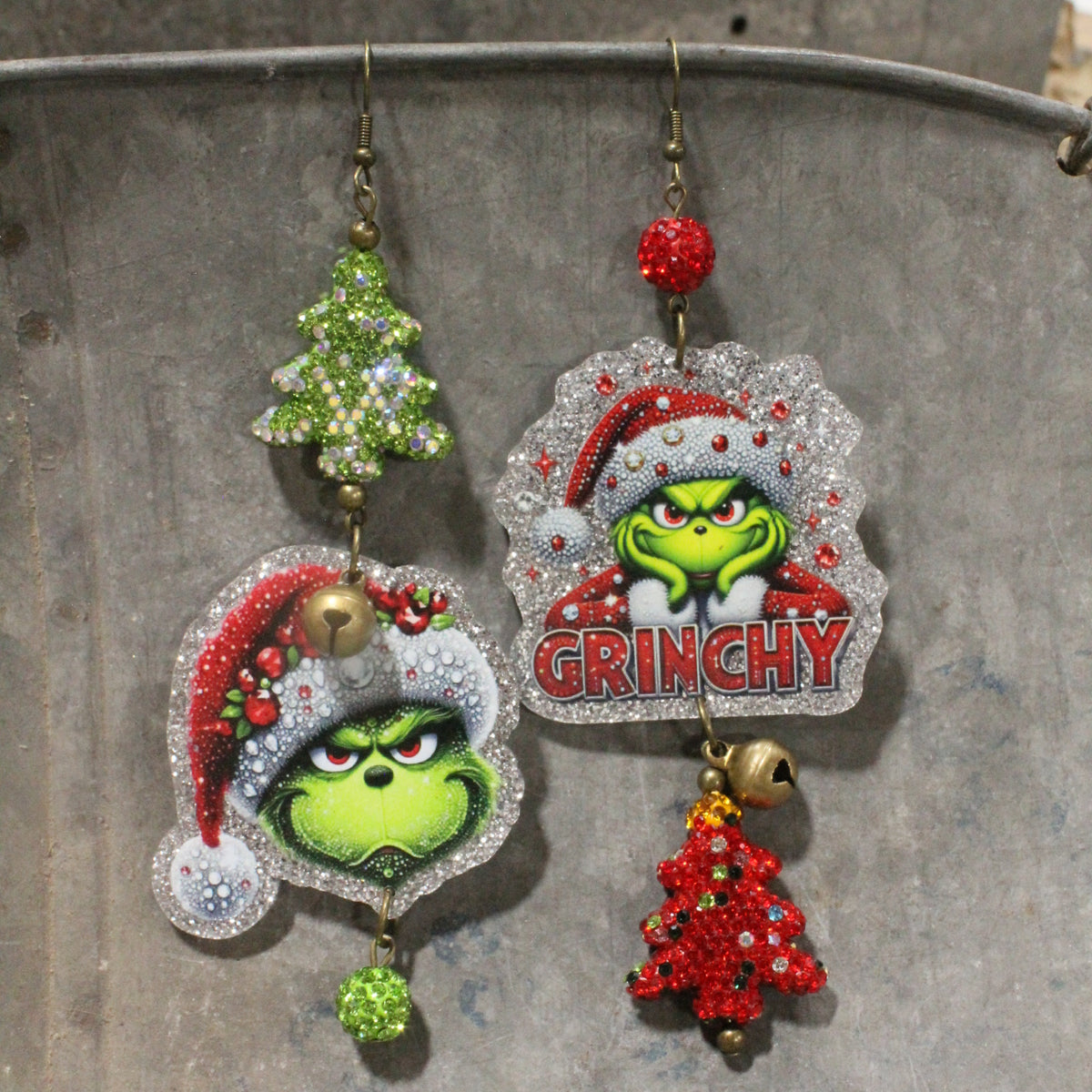 Just Grinchy Dangle Earrings