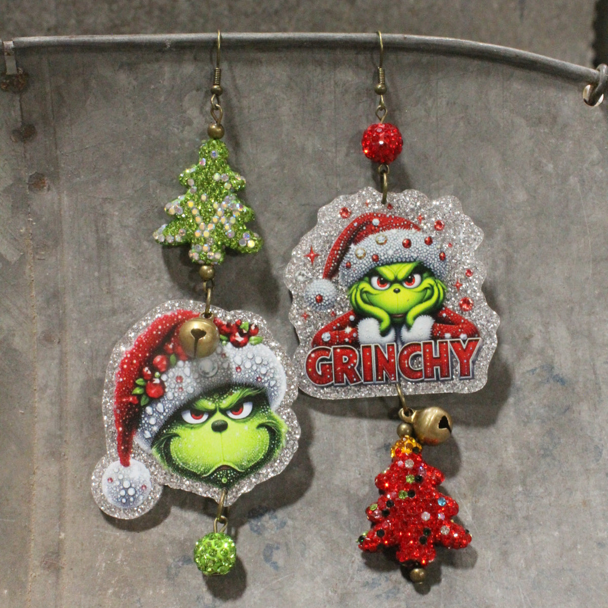 Just Grinchy Dangle Earrings