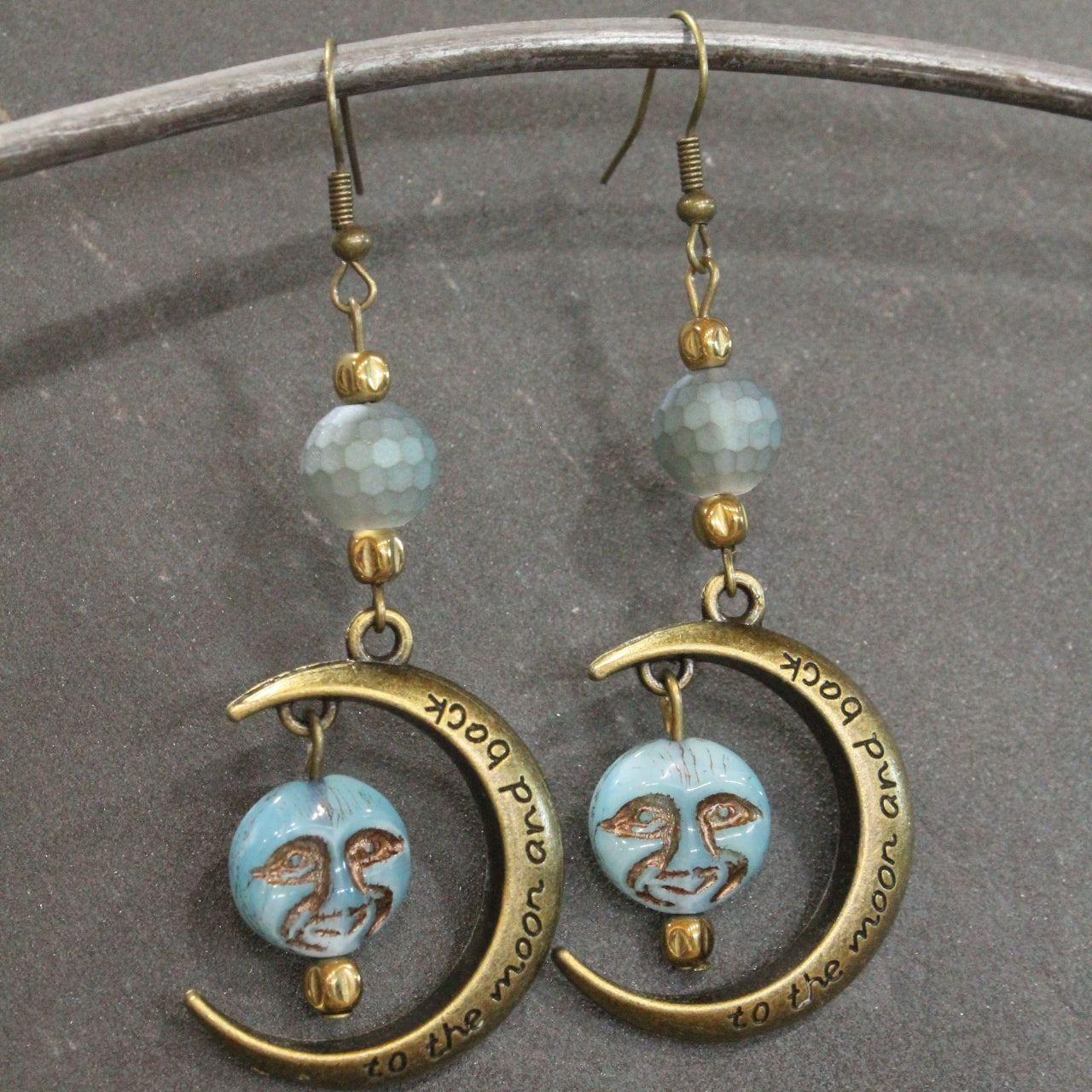 To The Moon & Back Dangle Earrings