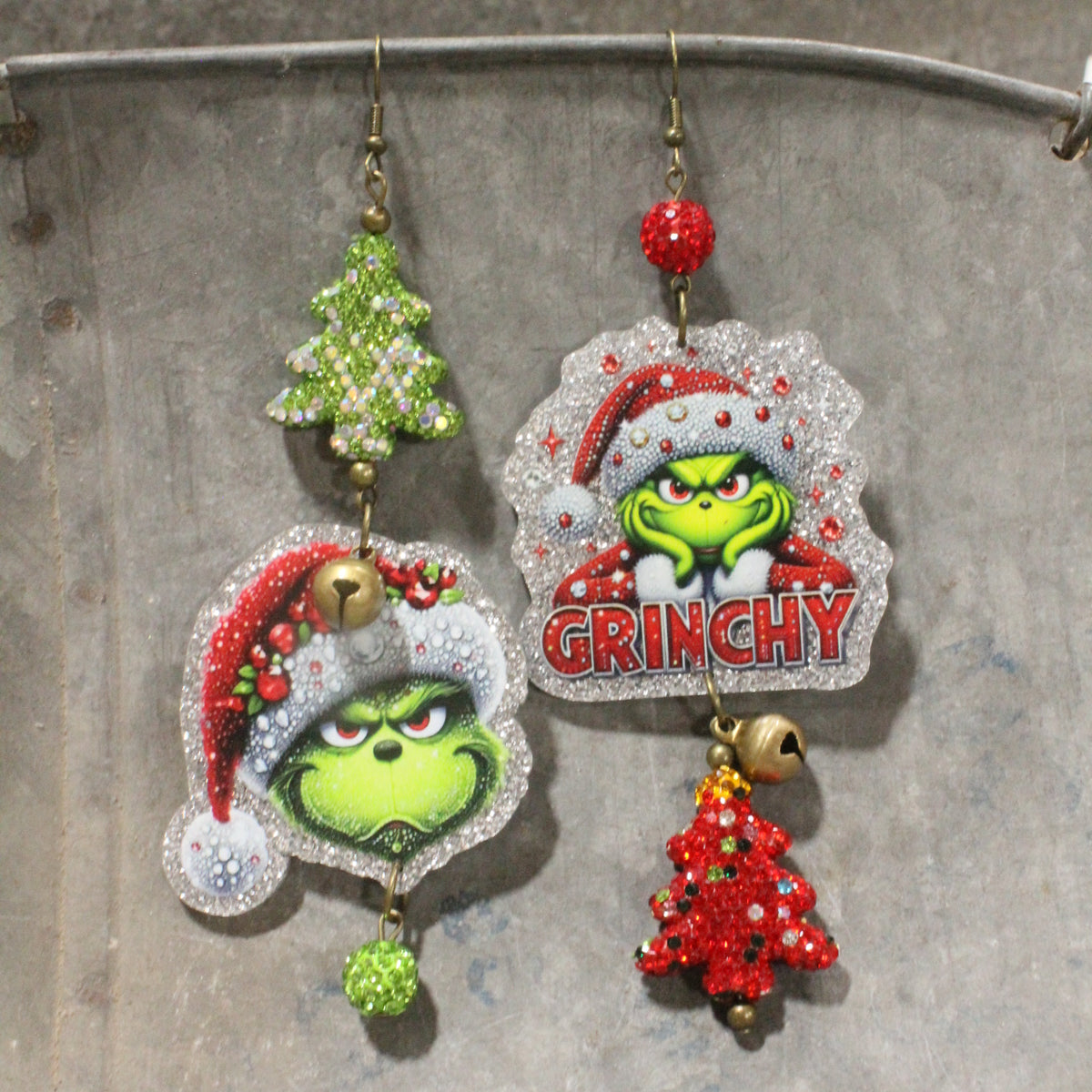 Just Grinchy Dangle Earrings
