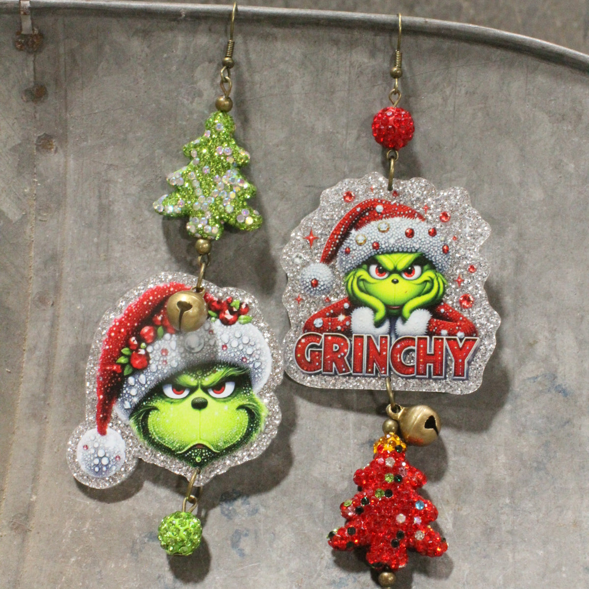 Just Grinchy Dangle Earrings