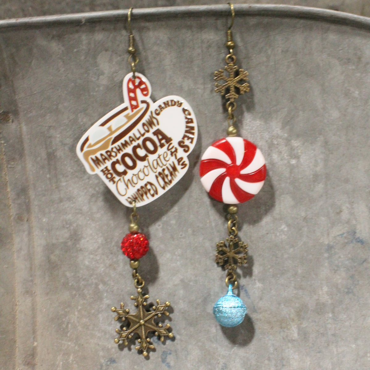 Baby It's Cold Outside Snowman Earrings
