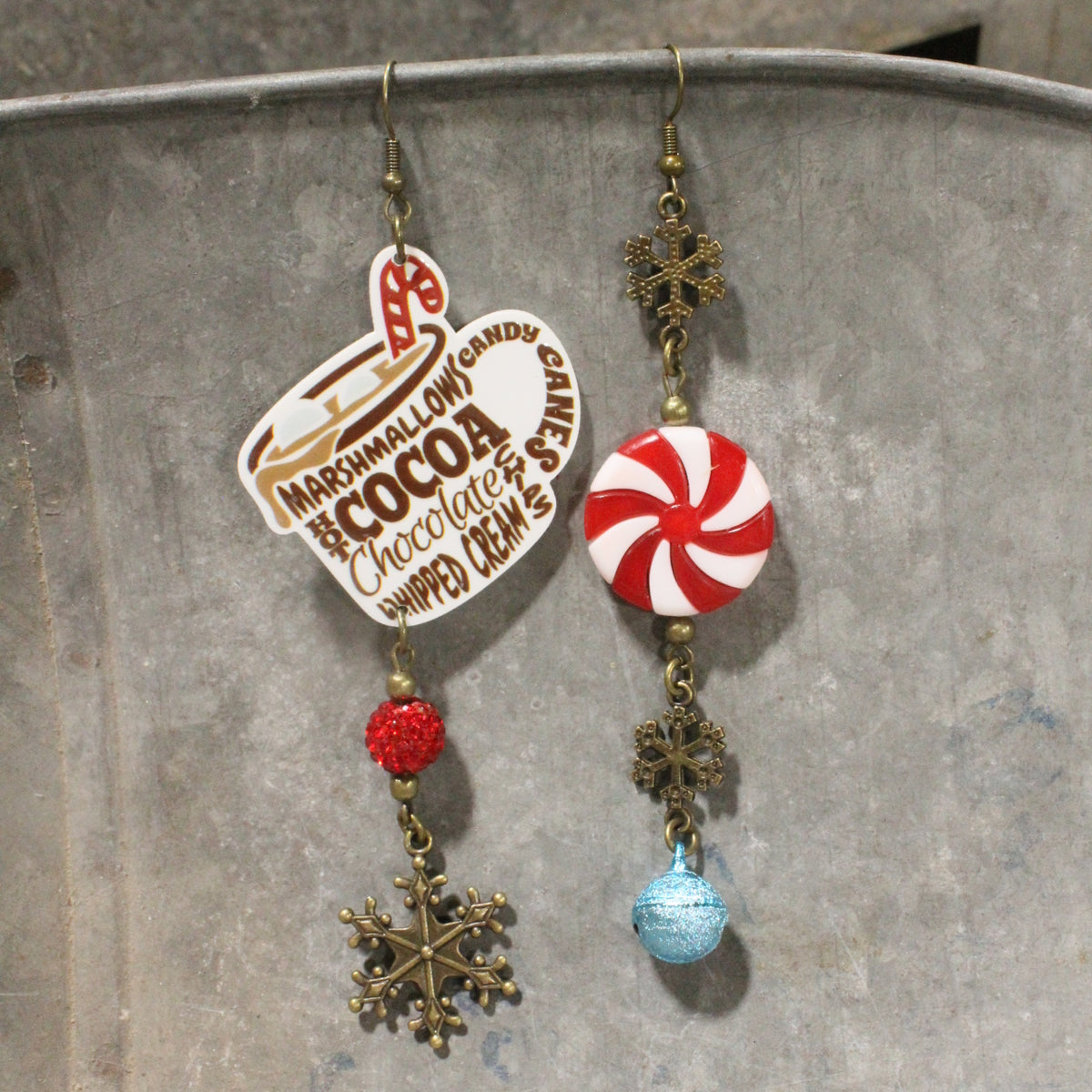 Baby It's Cold Outside Snowman Earrings