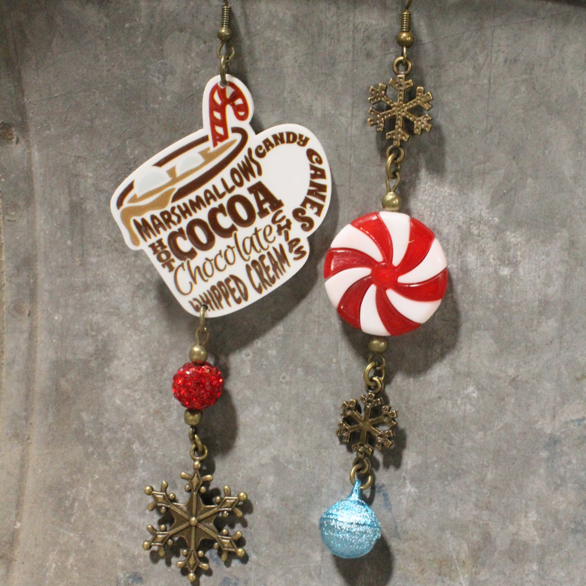 Baby It's Cold Outside Snowman Earrings
