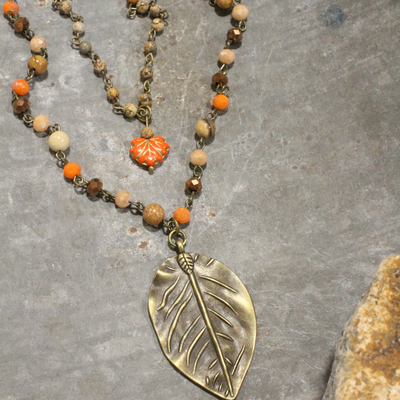 Ready For Fall Layered Necklace