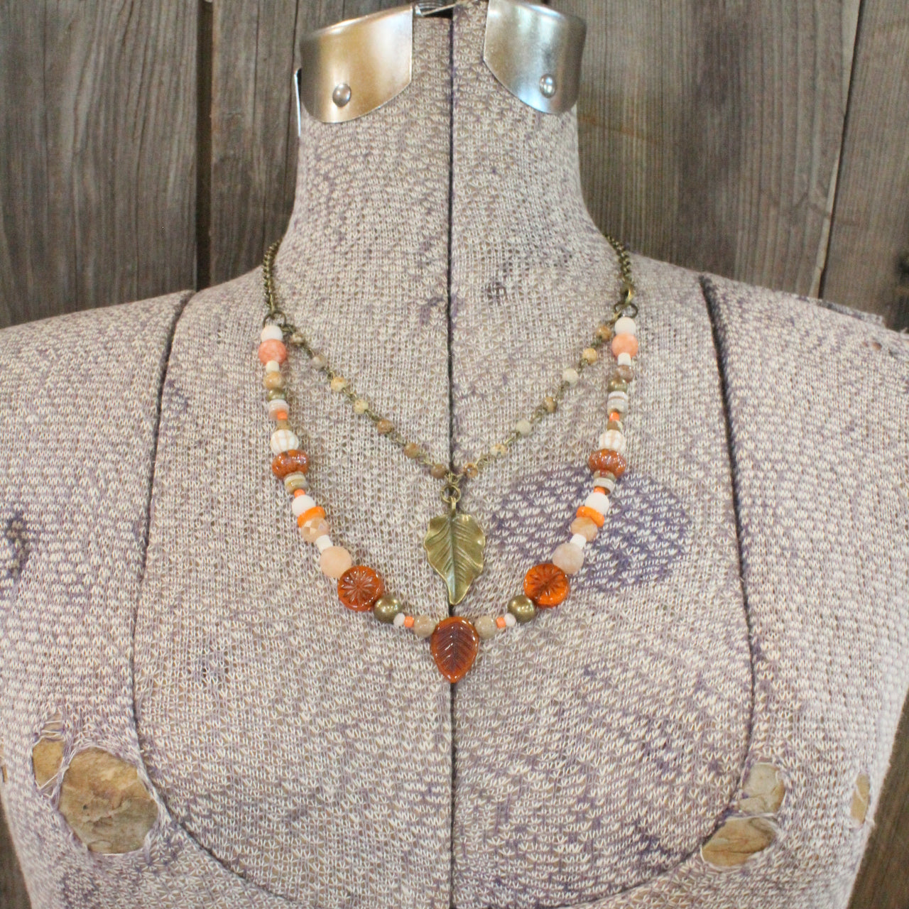 Colors Of Fall Layered Necklace