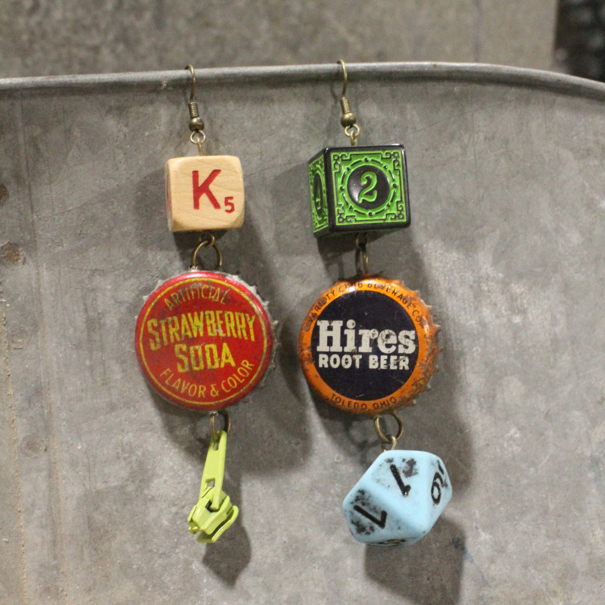 Toys & Trinkets Stretch Dangle Earrings