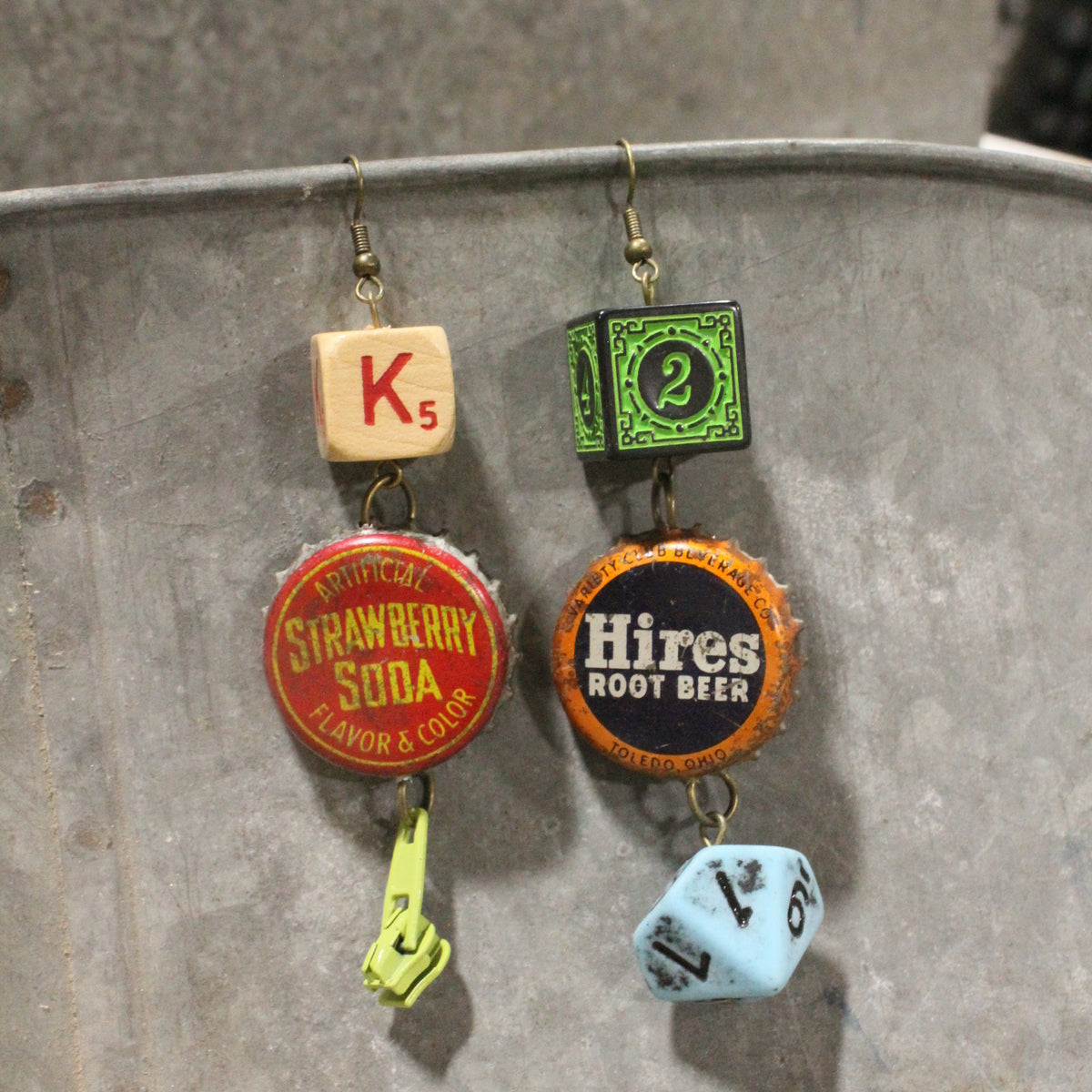 Toys & Trinkets Stretch Dangle Earrings