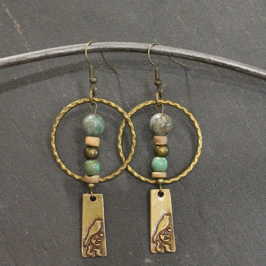 Songbird Singing Dangle Earrings