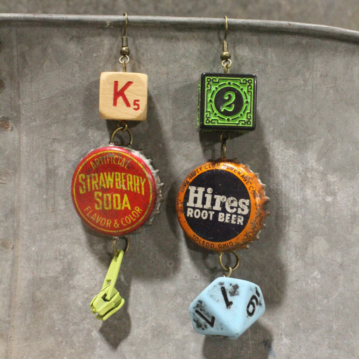 Toys & Trinkets Stretch Dangle Earrings