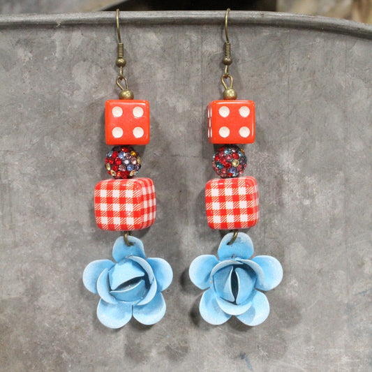 Dazzling Deer Dangle Earrings