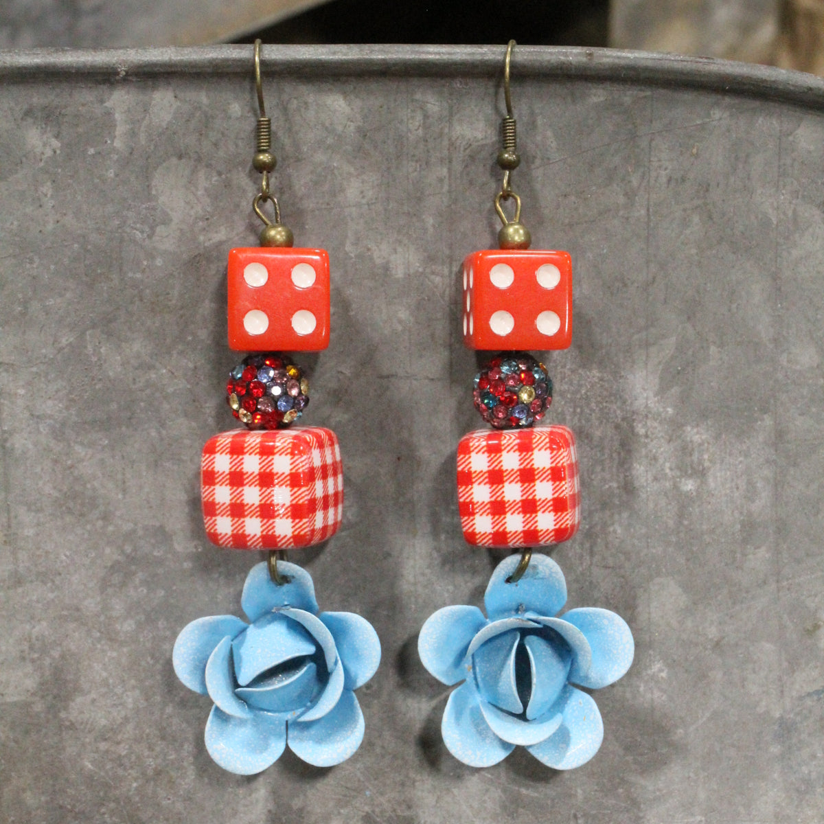 Dazzling Deer Dangle Earrings