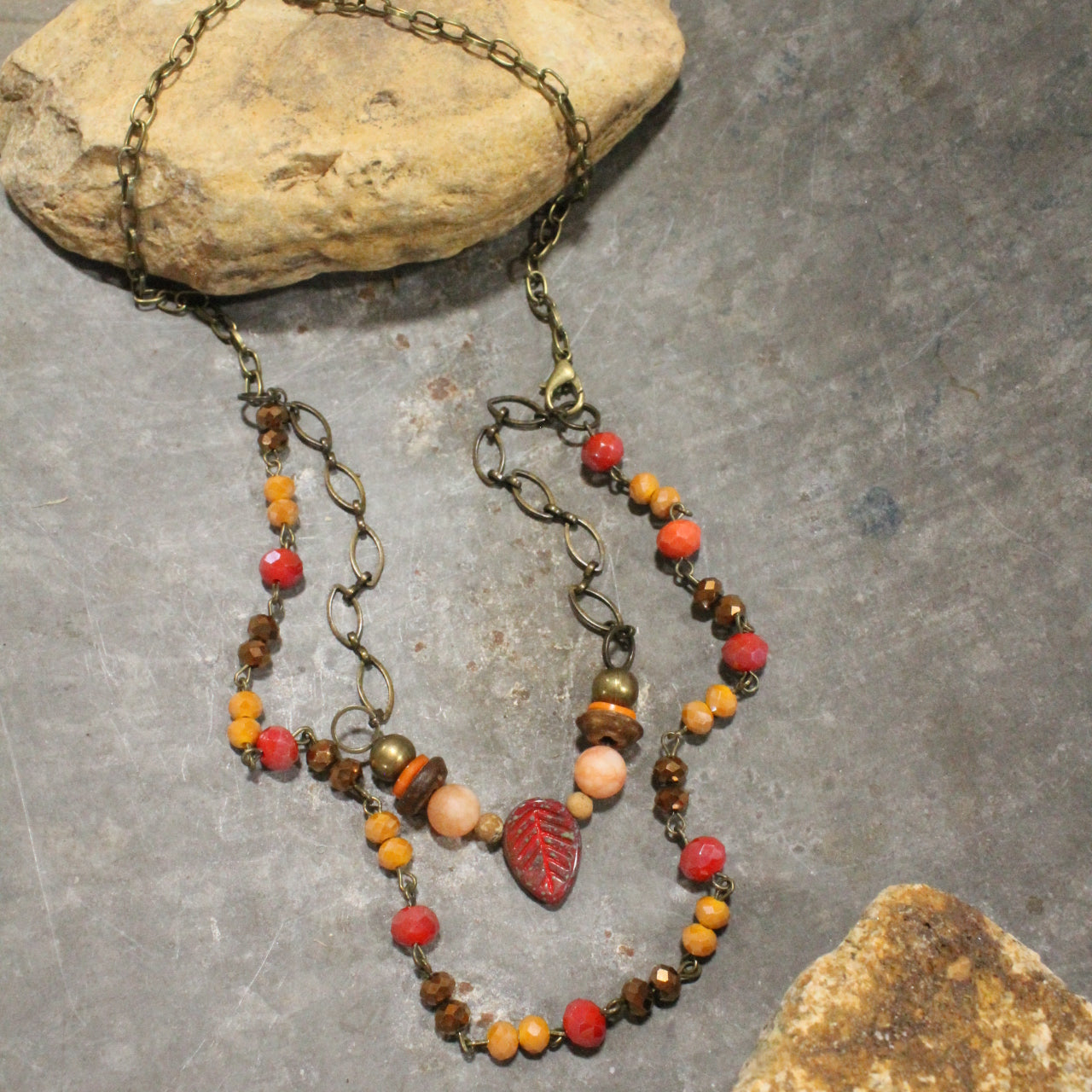 All The Feels Of Autumn Layered Necklace
