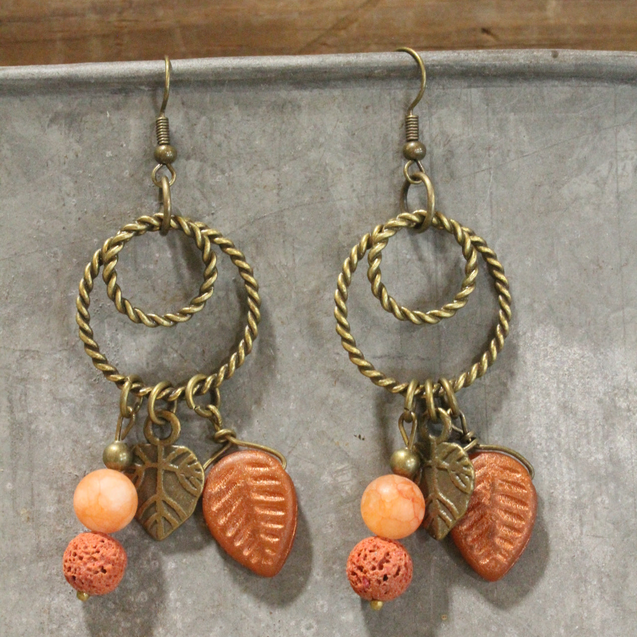 Colors Of Fall Dangle Earrings