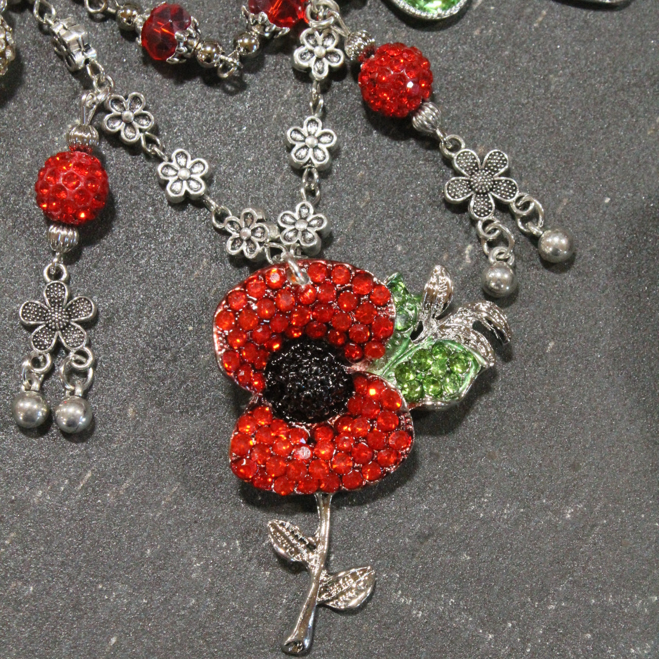 Never Forgotten Flower Layered Necklace