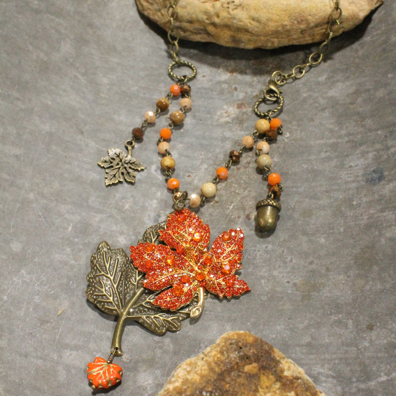 Nuts About Fall Season Necklace