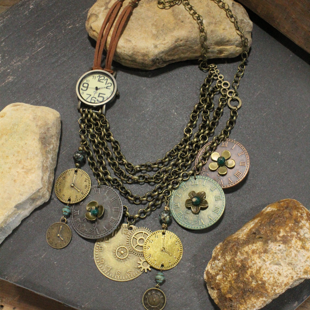 It's 5 O'clock Somewhere Charm'd Necklace