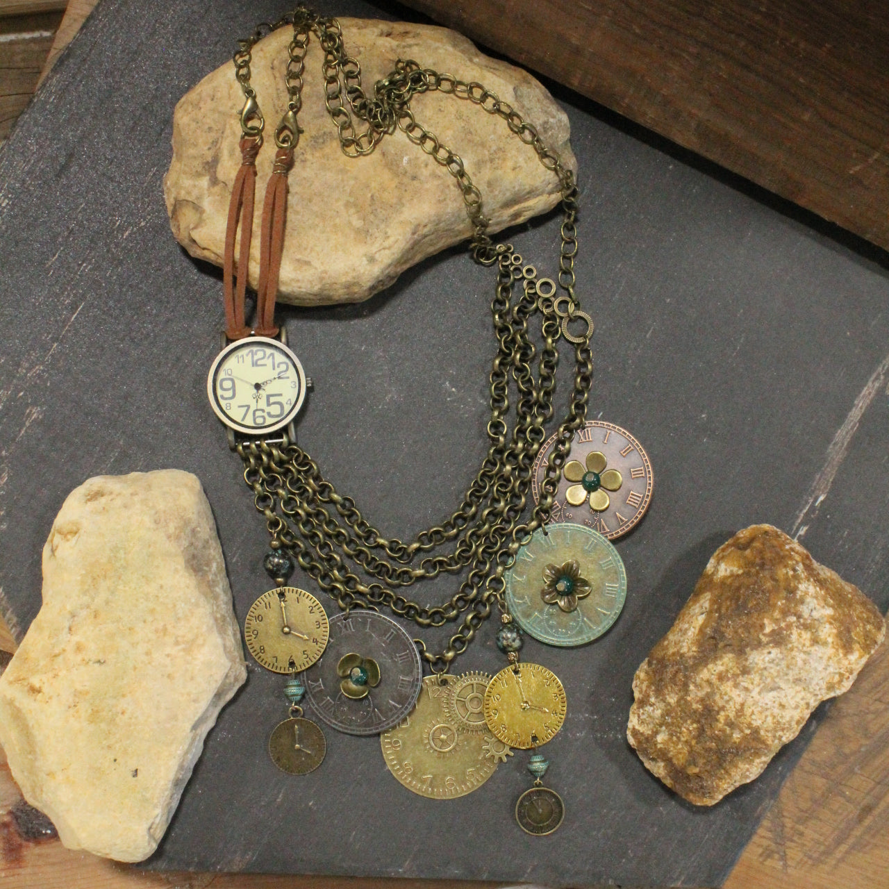It's 5 O'clock Somewhere Charm'd Necklace