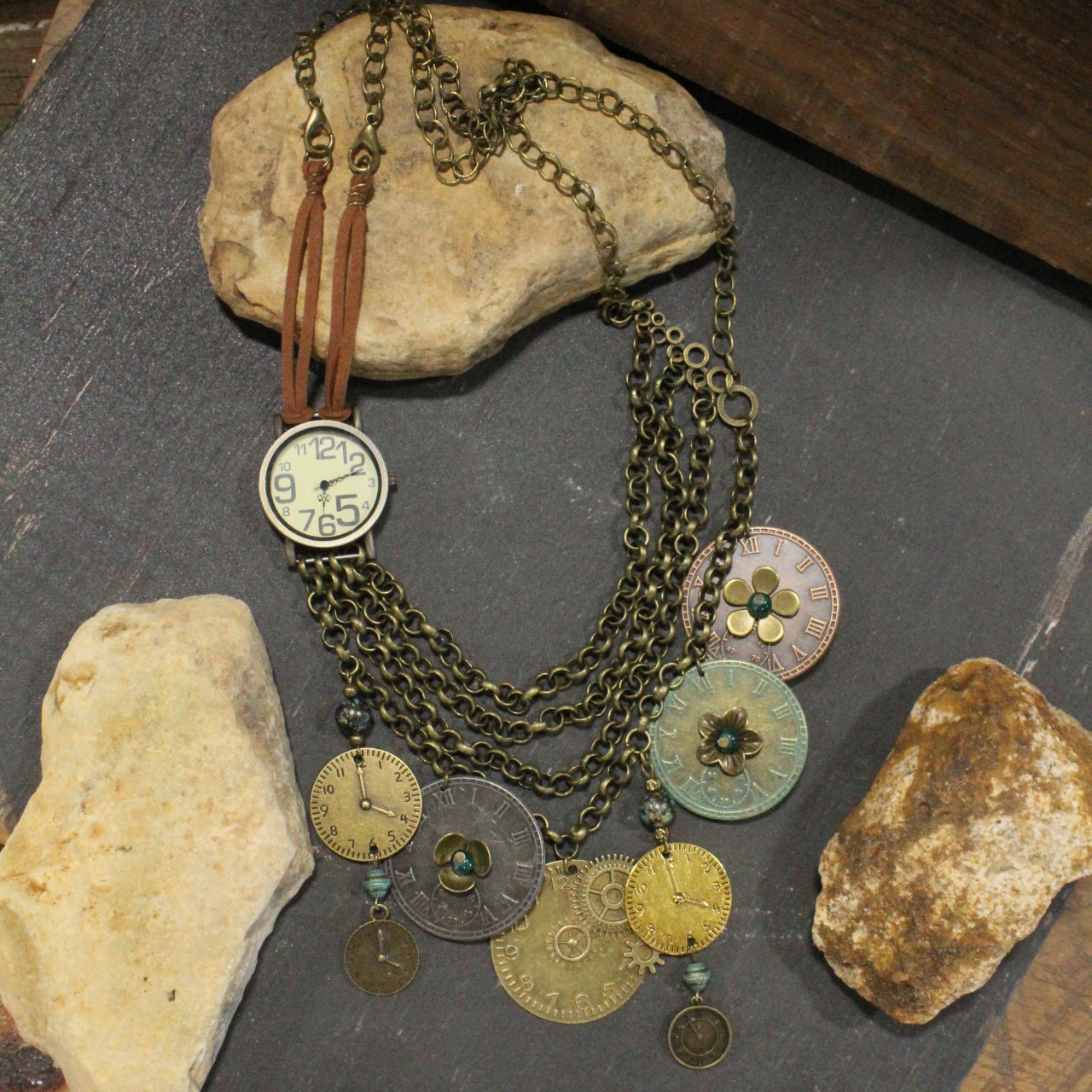It's 5 O'clock Somewhere Charm'd Necklace