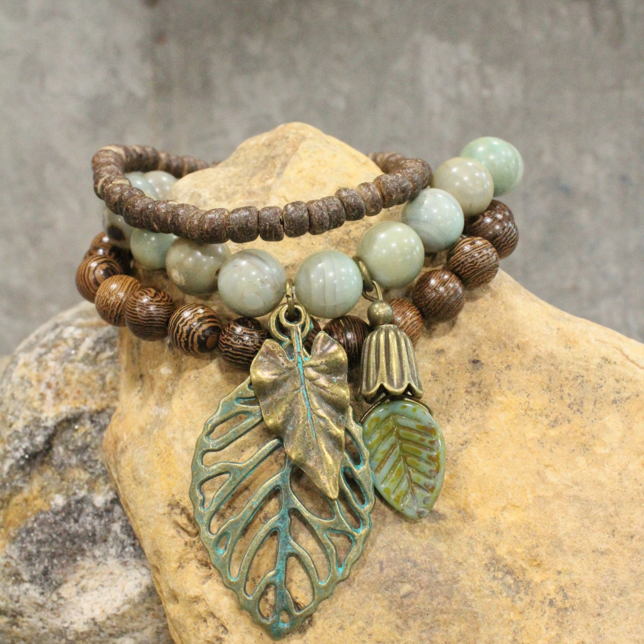 Changing Leaves Fall Stretch Bracelet Set