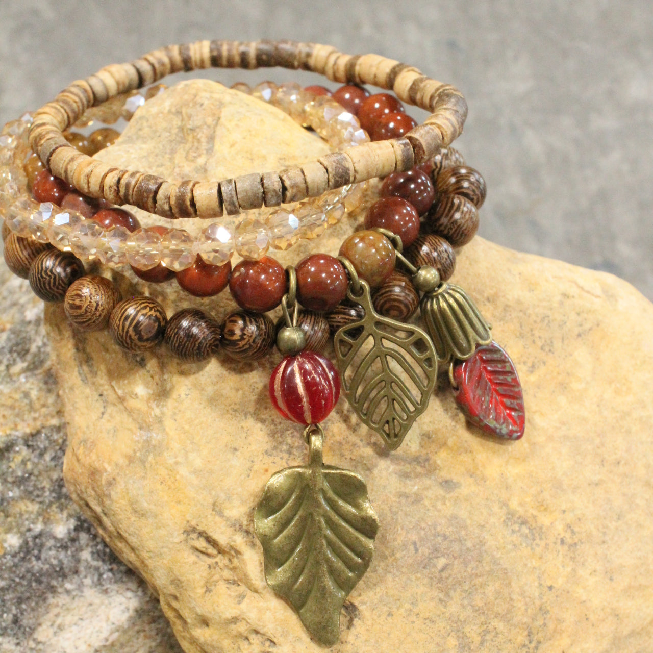 Crisp Days Ahead Charm'd Bracelet Set