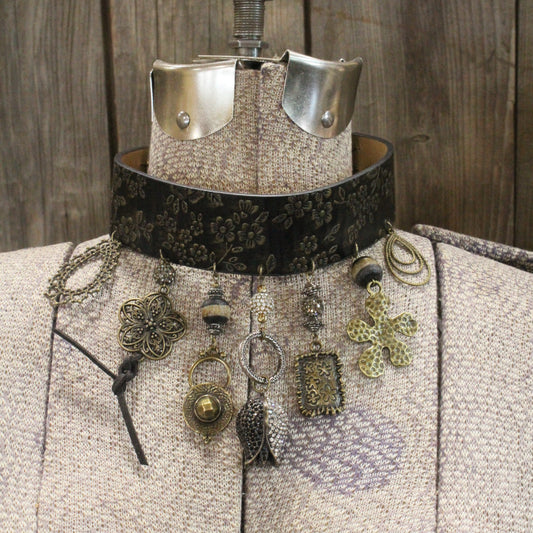 Love Of Vintage Choker Charm'd Necklace