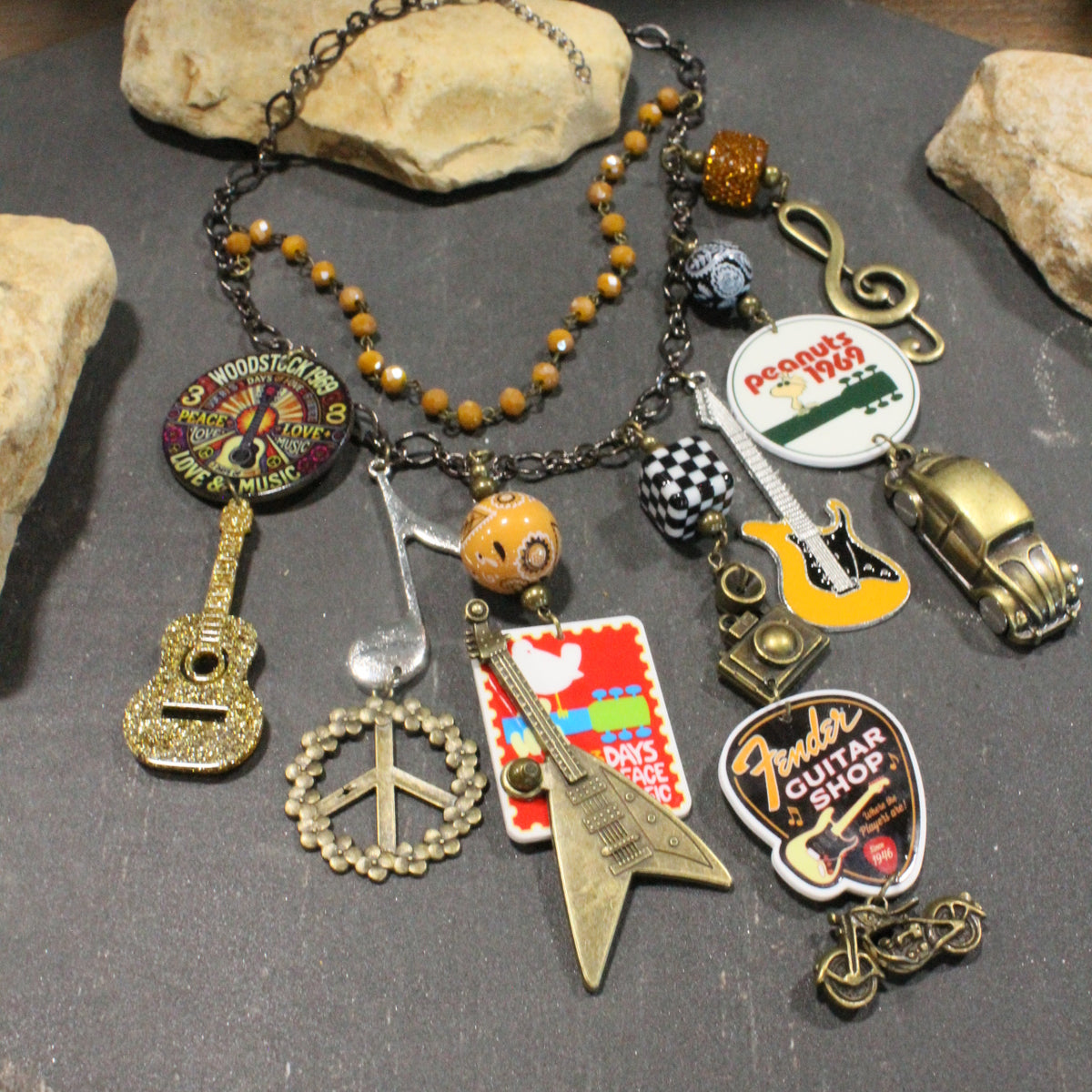 Woodstock & Fender Charm'd Necklace