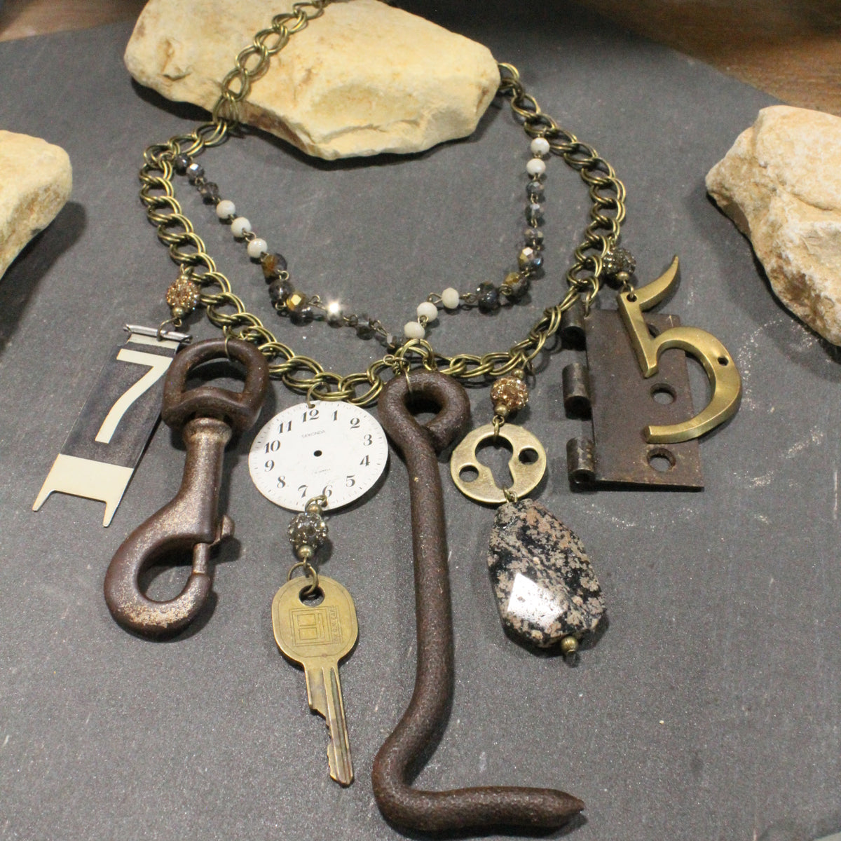 LIMITED EDITION: All Things Vintage Charm'd Necklace