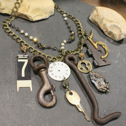 LIMITED EDITION: All Things Vintage Charm'd Necklace