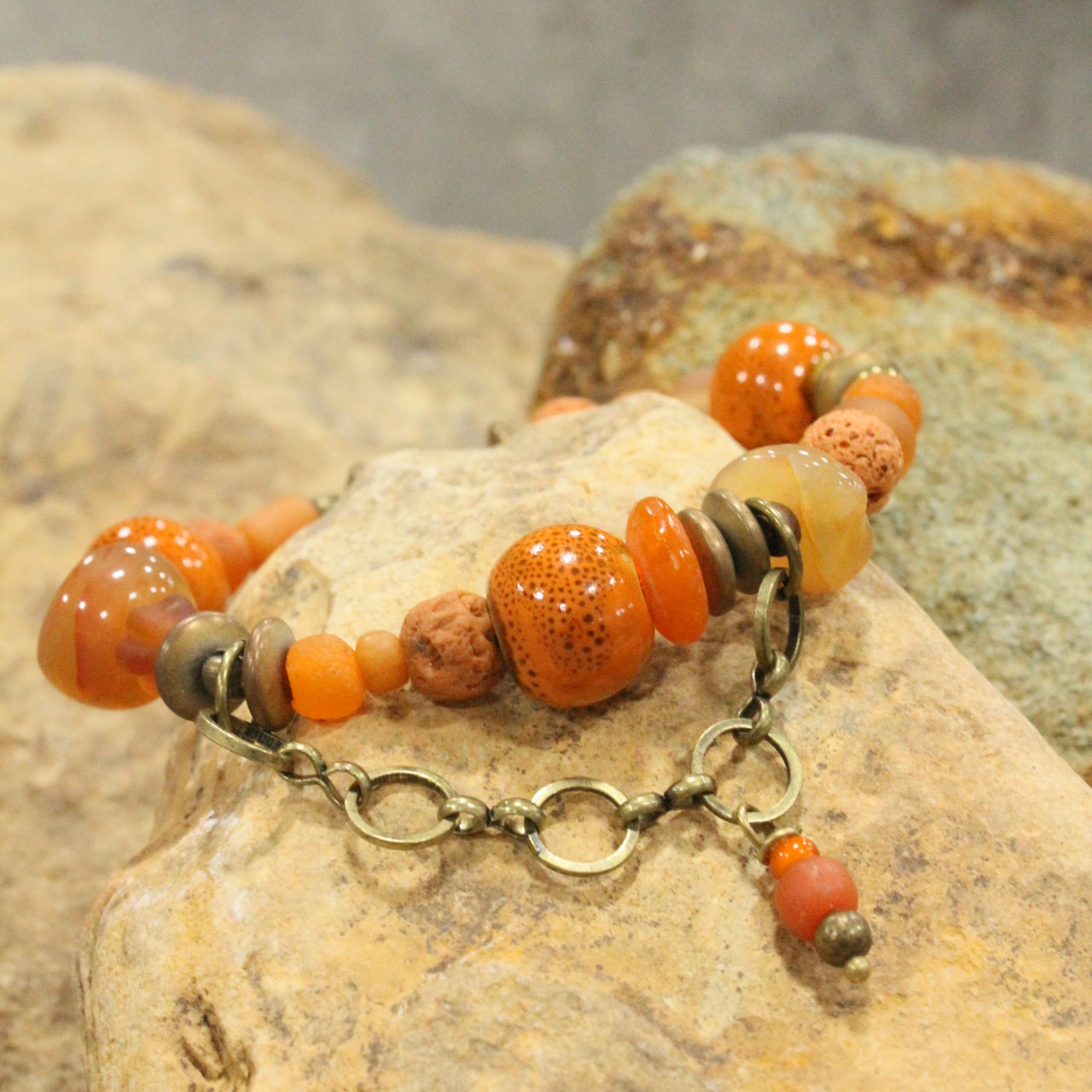 Rustic Desert Stretch Bracelet