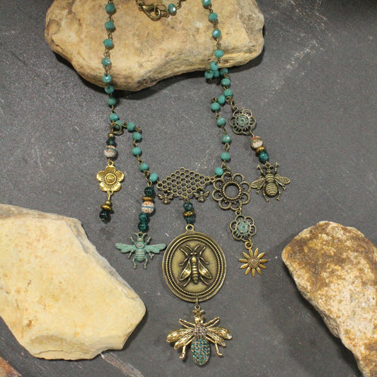 Busy Bee Charm'd Necklace