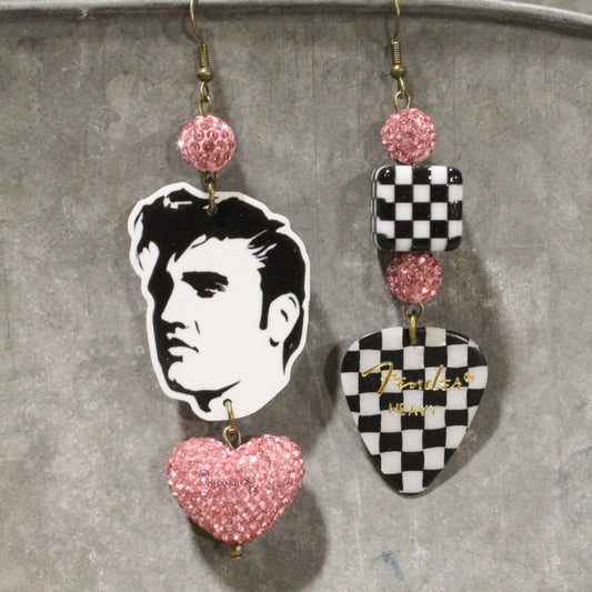 Headed To Memphis With Elvis Dangle Earrings