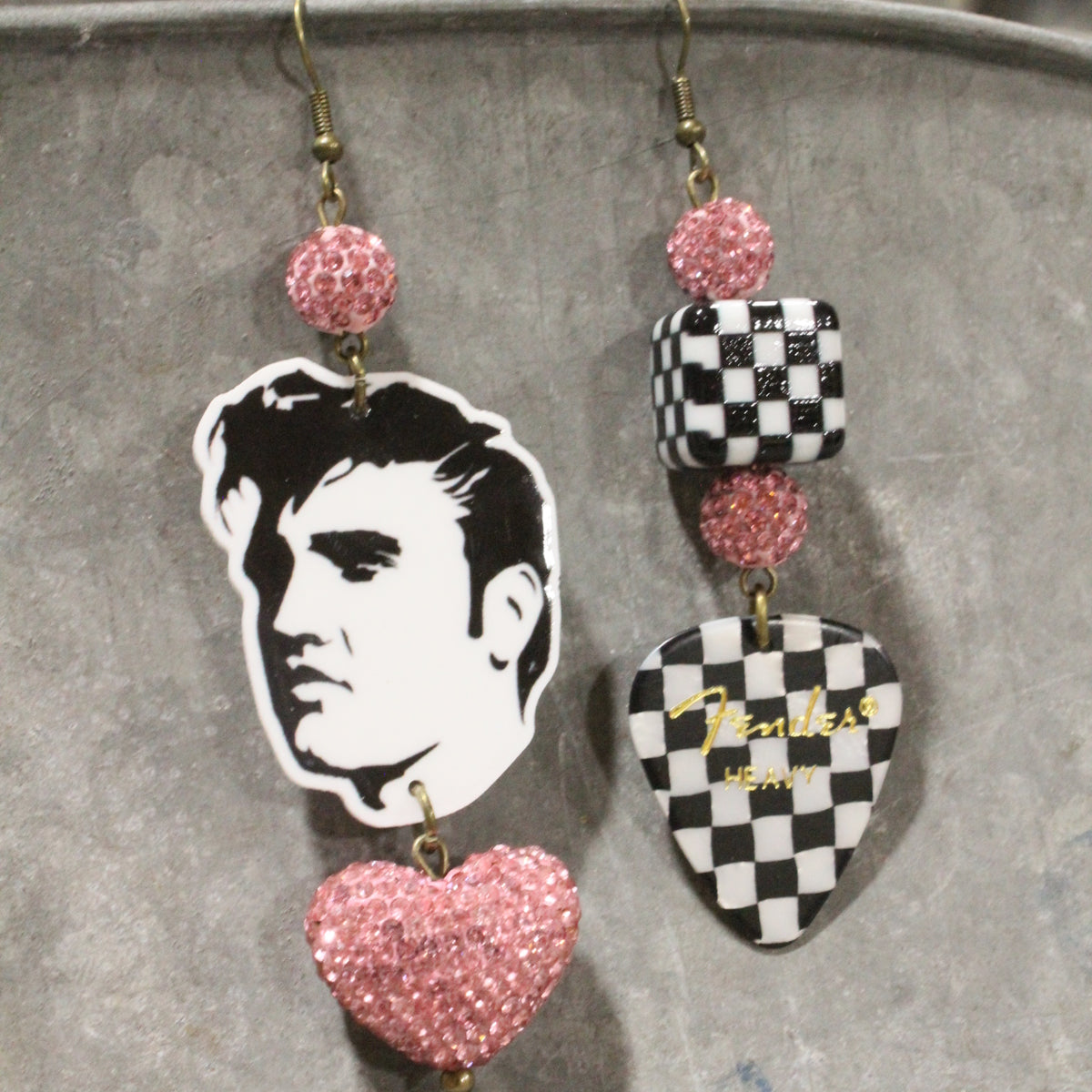 Headed To Memphis With Elvis Dangle Earrings