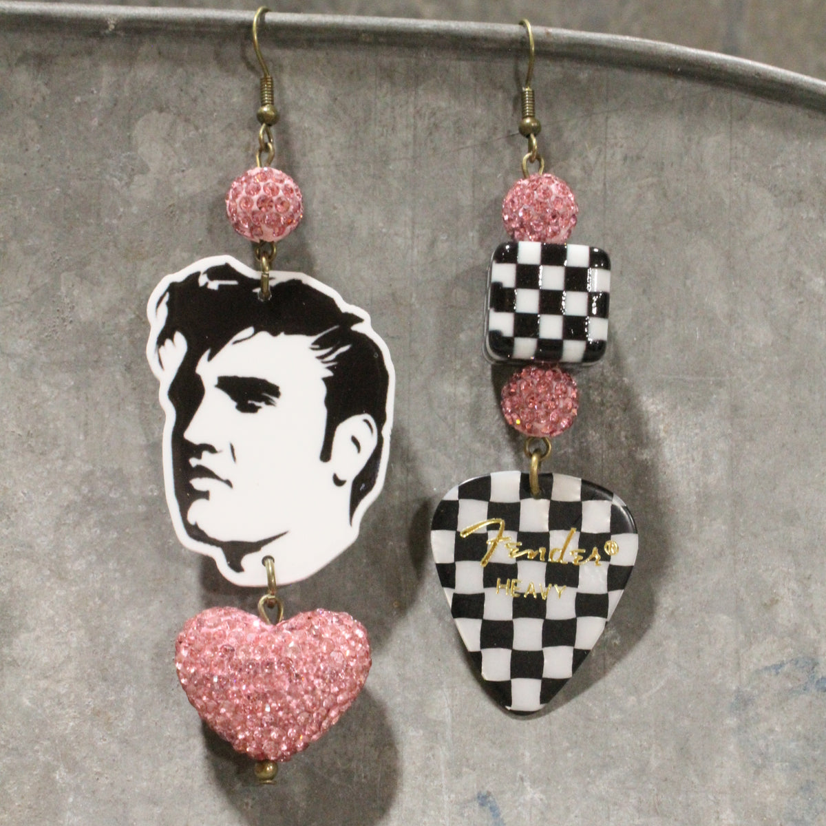 Headed To Memphis With Elvis Dangle Earrings