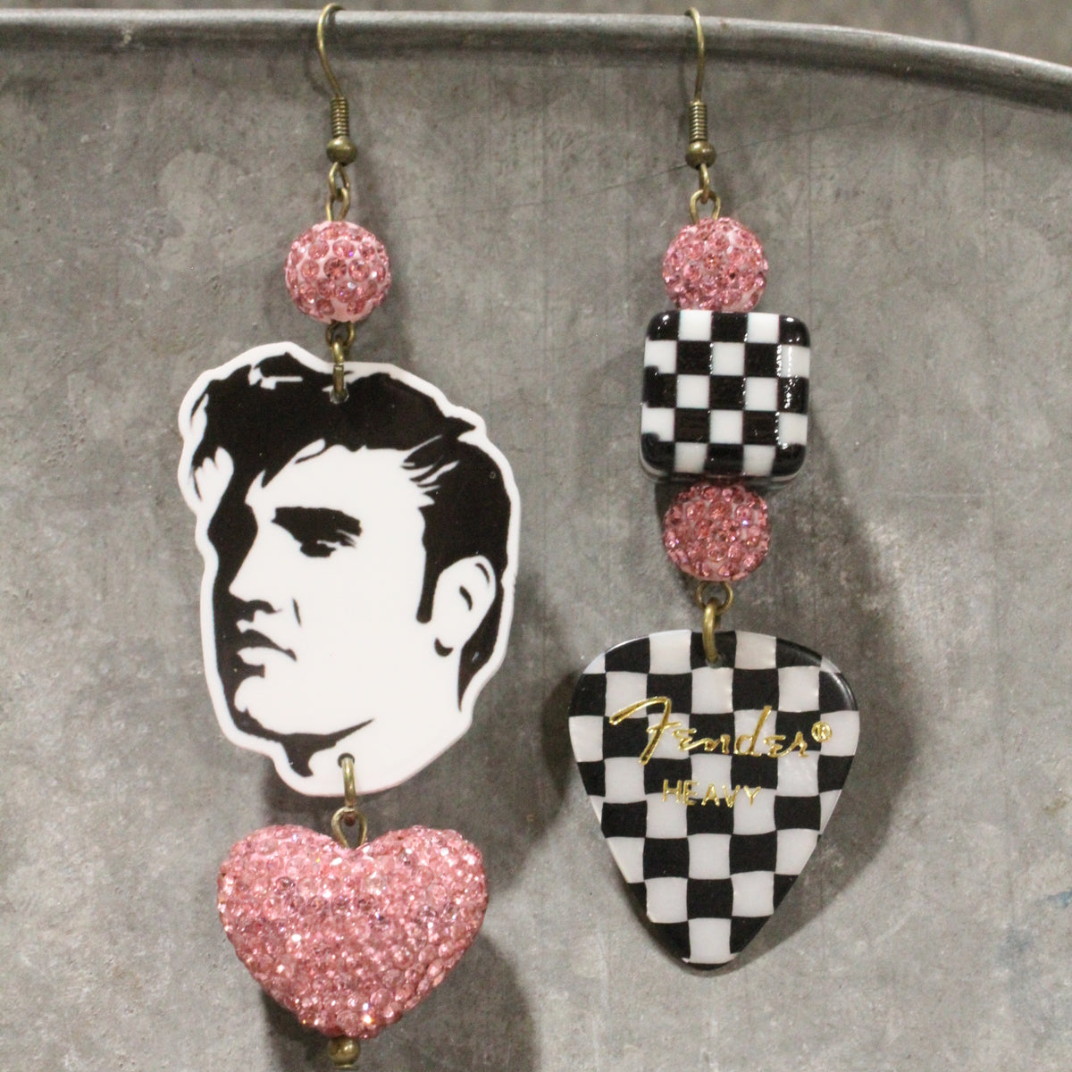 Headed To Memphis With Elvis Dangle Earrings
