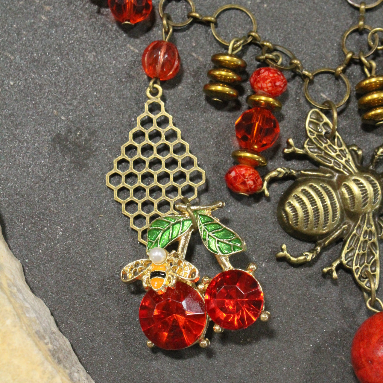 Sweet As Can Bee Charm'd Necklace