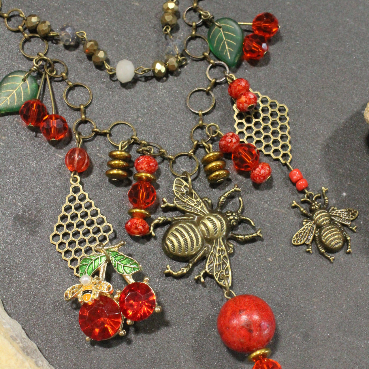 Sweet As Can Bee Charm'd Necklace