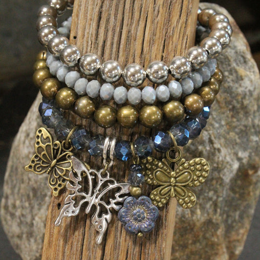 Flutter & Fly Charm'd Bracelet Set