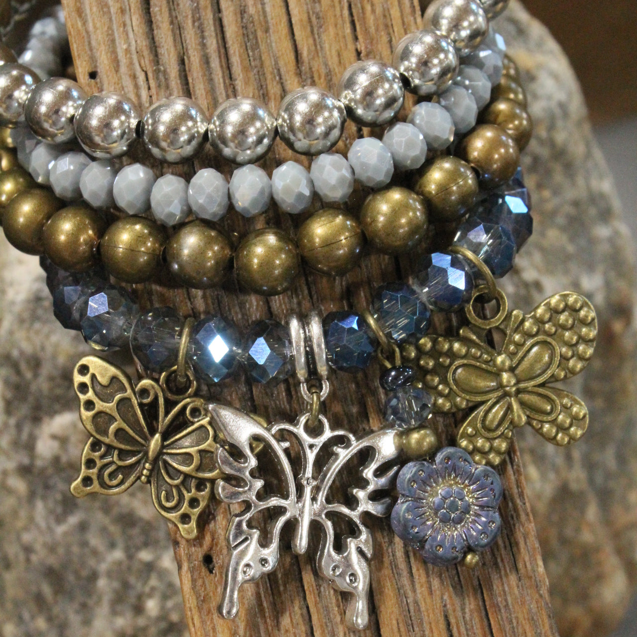 Flutter & Fly Charm'd Bracelet Set